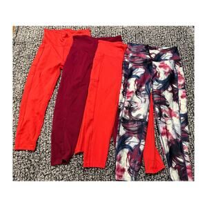 Women's Bally Fitness Capris Leggings Lot of 4. Size L. GUC.